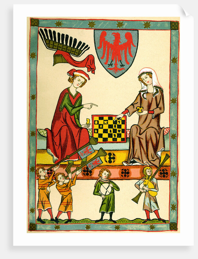 Margrave Otto IV of Brandenburg Playing Chess by Anonymous