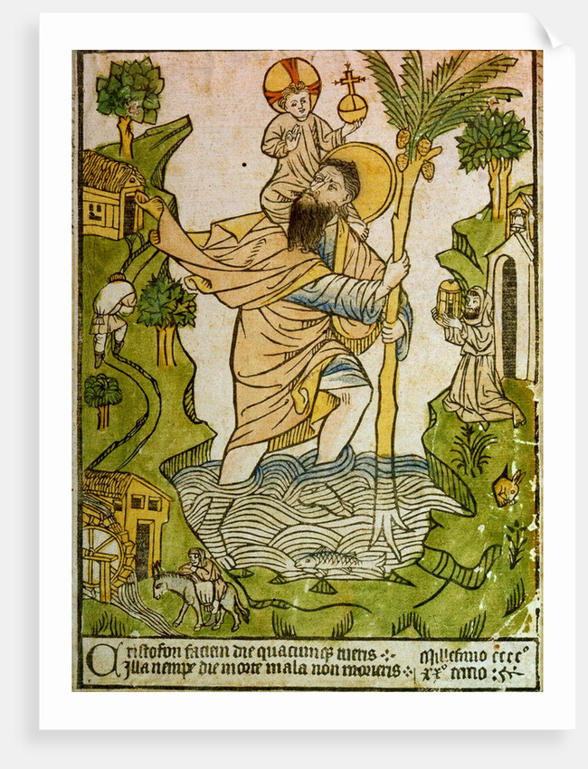 Saint Christopher, 1423. by Anonymous