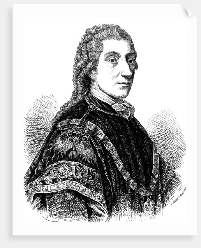 Portrait of Count Wenzel Anton Kaunitz-Rietberg, 1861 by Anonymous
