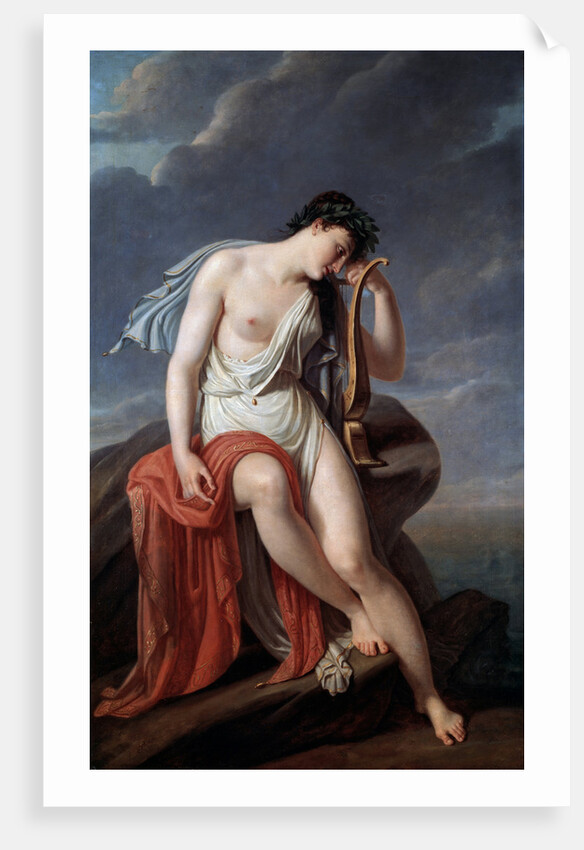 Sappho on the Lefkadas Cliff, early 19th century by Anonymous