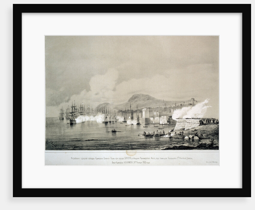 The Battle of Sinop, 30th November 1853 by Anonymous