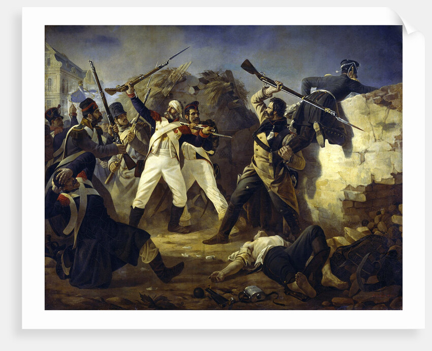 The Heroic deed of the Grenadier Leonty Korennoy, 1846 by Anonymous