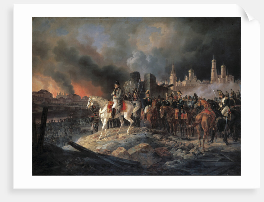 Napoleon Bonaparte in Moscow, 1840 by Anonymous