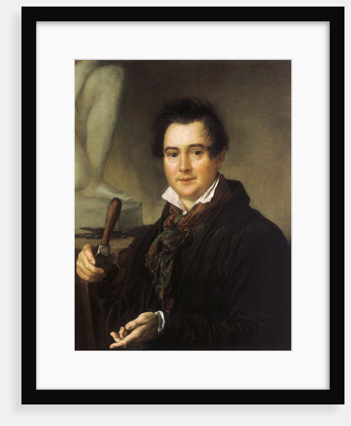 Portrait of the sculptor Ivan P. Vitali, 19th century by Anonymous