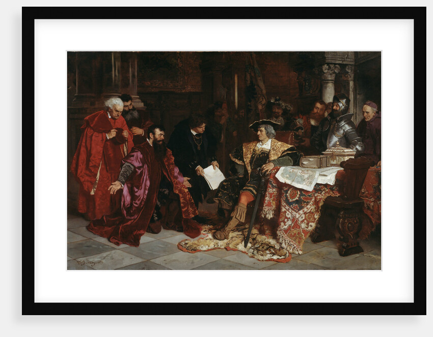 The Emperor Maximilian receives the Venetian Ambassadors in Verona, 1879 by Anonymous