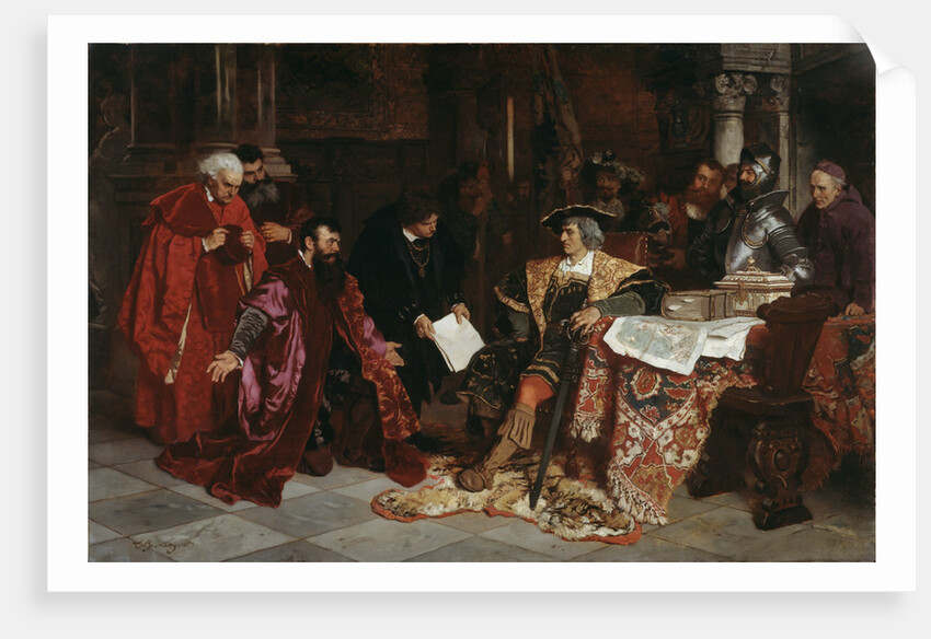 The Emperor Maximilian receives the Venetian Ambassadors in Verona, 1879 by Anonymous
