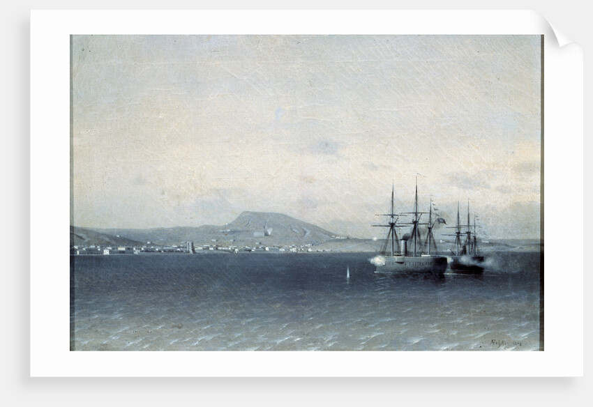 The Turkish Fleet bombed the town of Feodosiya in 1878, 1878 by Anonymous