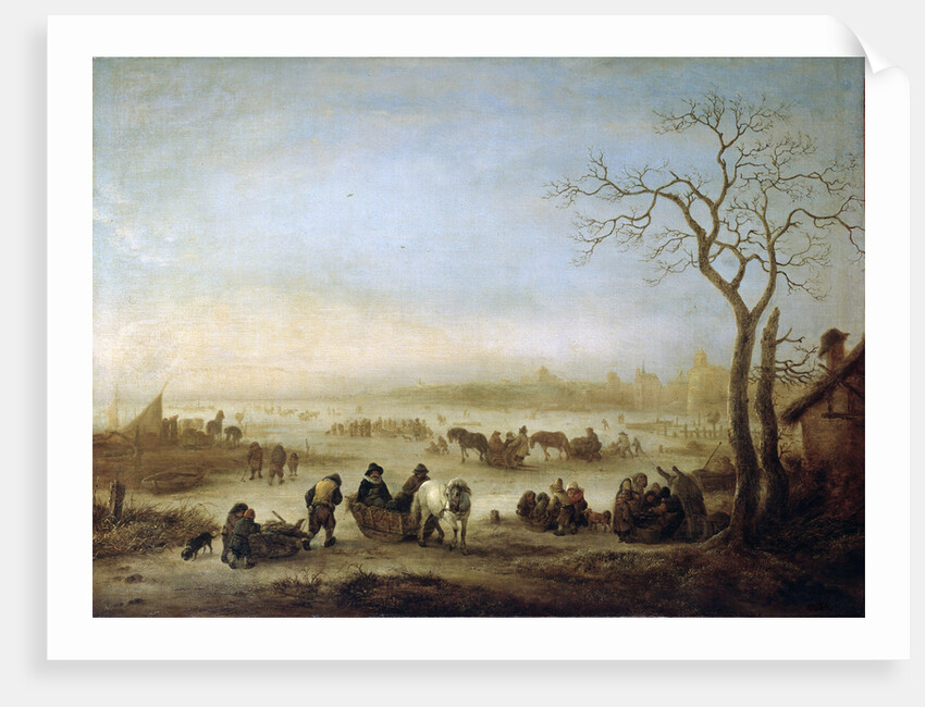 Frozen Lake, 1648 by Anonymous