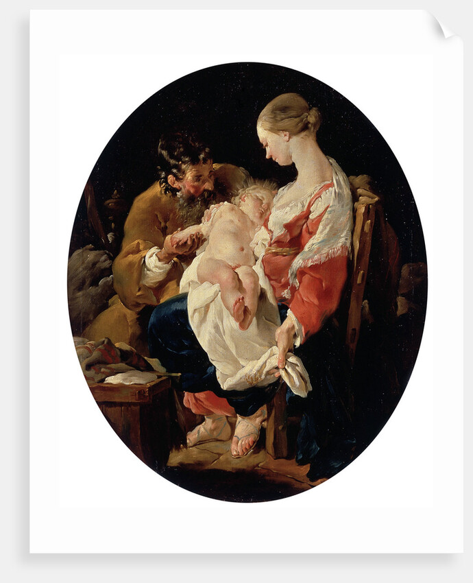 The Holy Family, 18th century by Anonymous