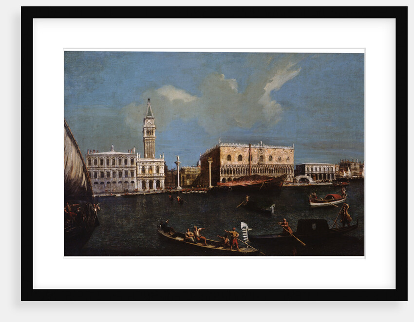 Grand Canal, Piazzetta and Doges Palace in Venice, 18th century by Anonymous