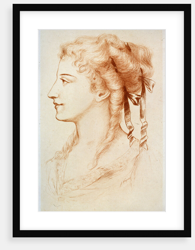 Portrait of a young Lady, 19th century by Anonymous