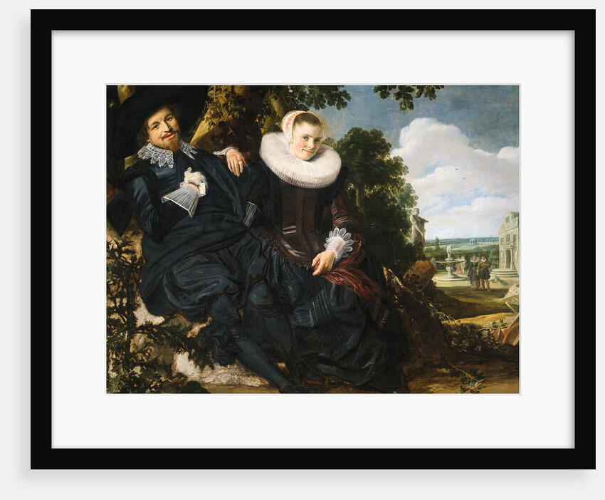 Marriage portrait of Isaac Abrahamsz Massa and Beatrix van der Laen by Frans Hals