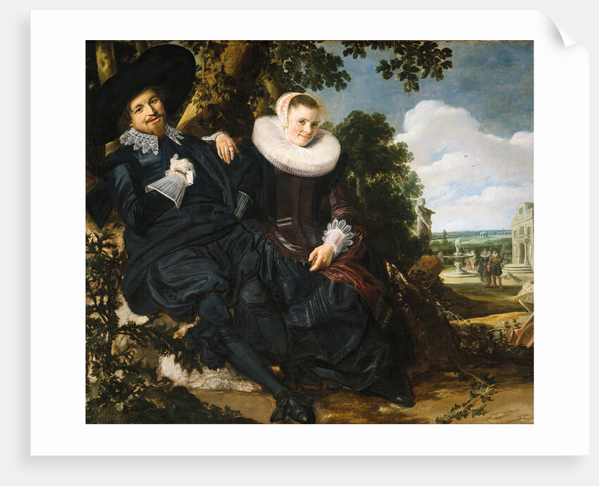 Marriage portrait of Isaac Abrahamsz Massa and Beatrix van der Laen by Frans Hals