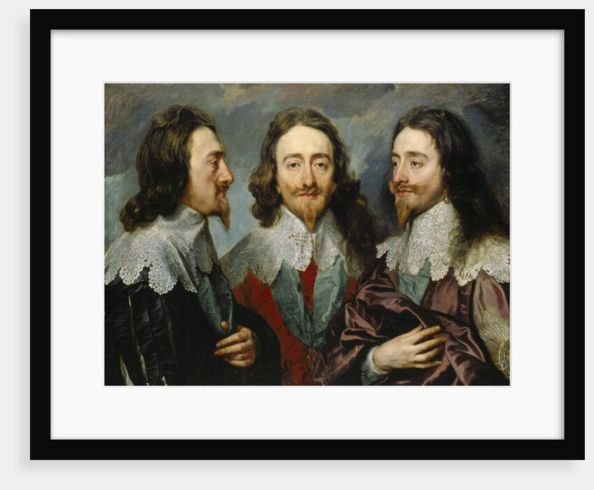 Charles I, King of England  (1600-1649), from Three Angles (The Triple Portrait), 1636. by Anonymous