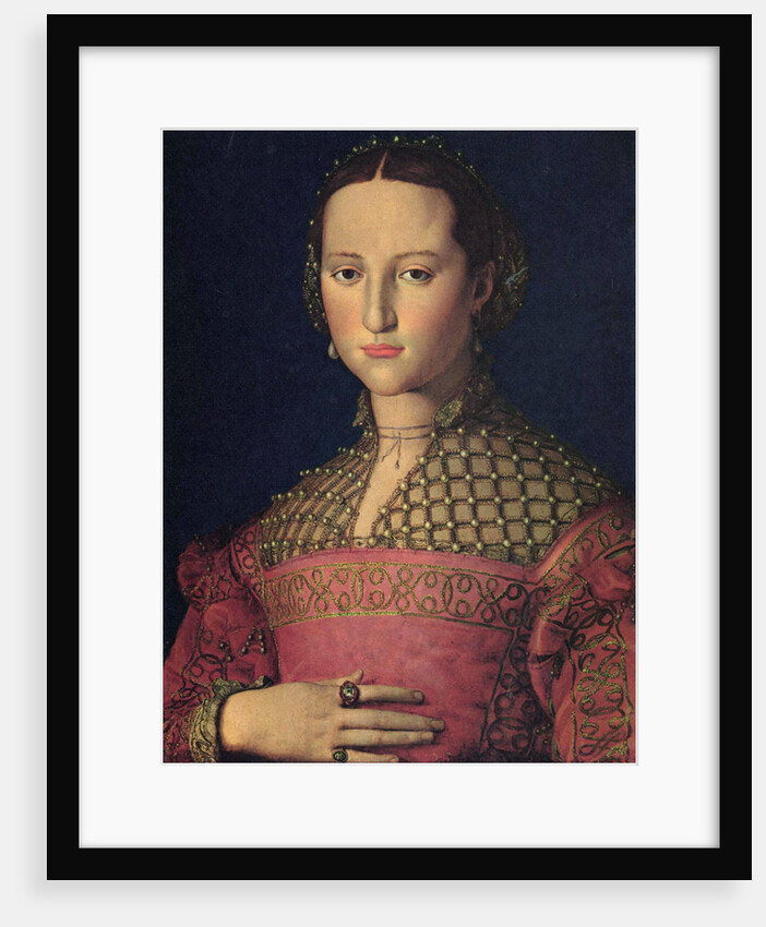 Portrait of Eleanor of Toledo (1522?1562), wife of Grand Duke Cosimo I de Medici, c1545 by Anonymous