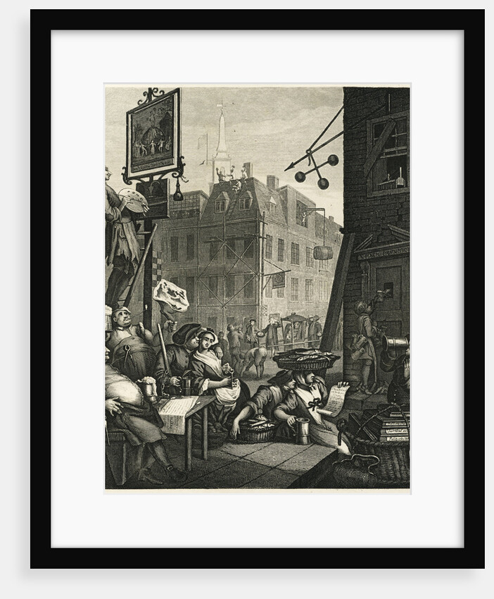 Beer Street and Gin Lane 1, 1751 by Anonymous