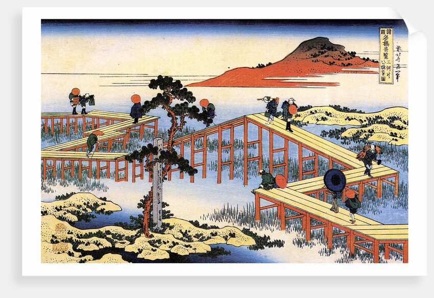 Yatsuhashi in Mikawa Province, c1835 by Anonymous