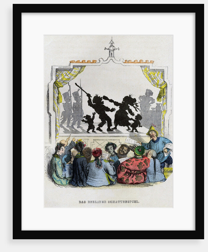 The Berlin Shadowplay, 1840s by Anonymous