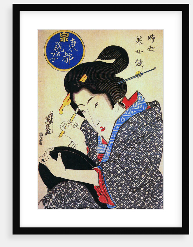 Contest of Beauties: A Geisha from the Eastern Capital, c1830 by Anonymous