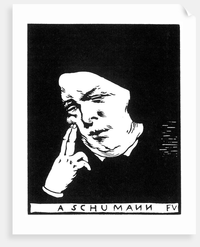 Robert Schumann, 1893 by Anonymous