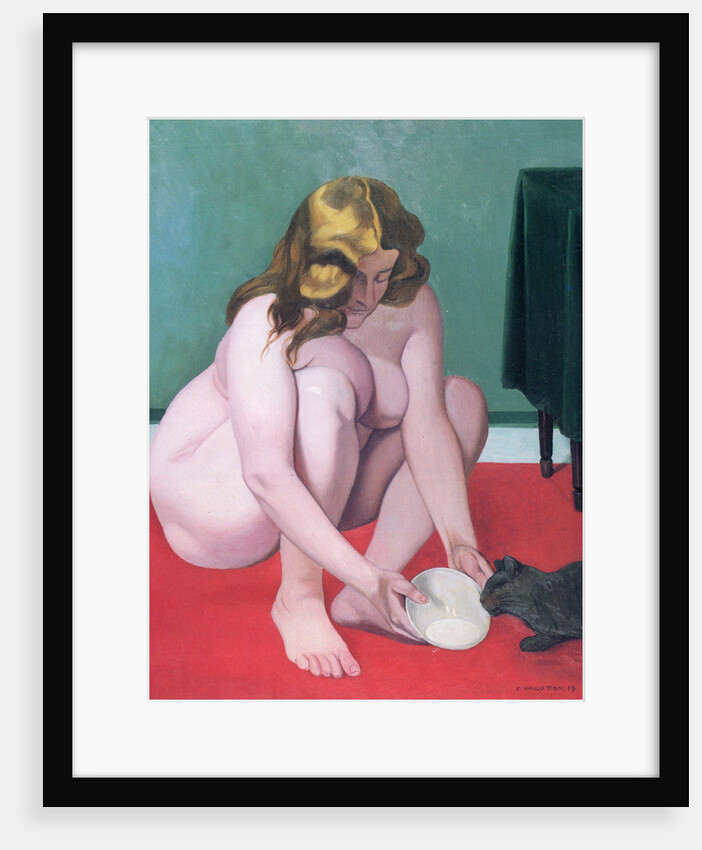 Woman with a Cat, 1919 by Anonymous