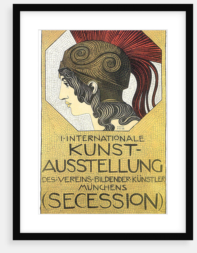 Plakat to the first international exhibition of art, Secession, 1893 by Anonymous