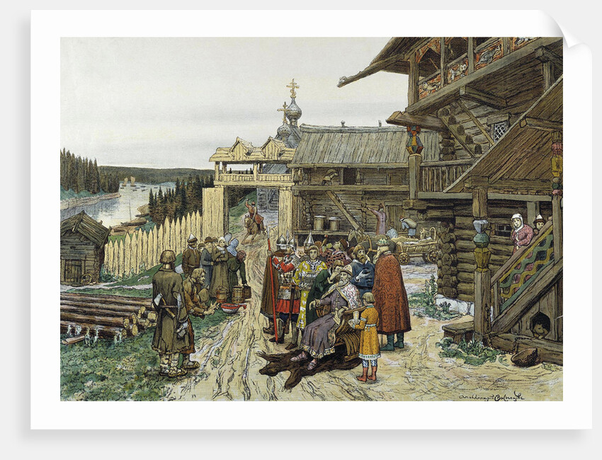 Court of a Feudal Russian Prince, 1908 by Anonymous