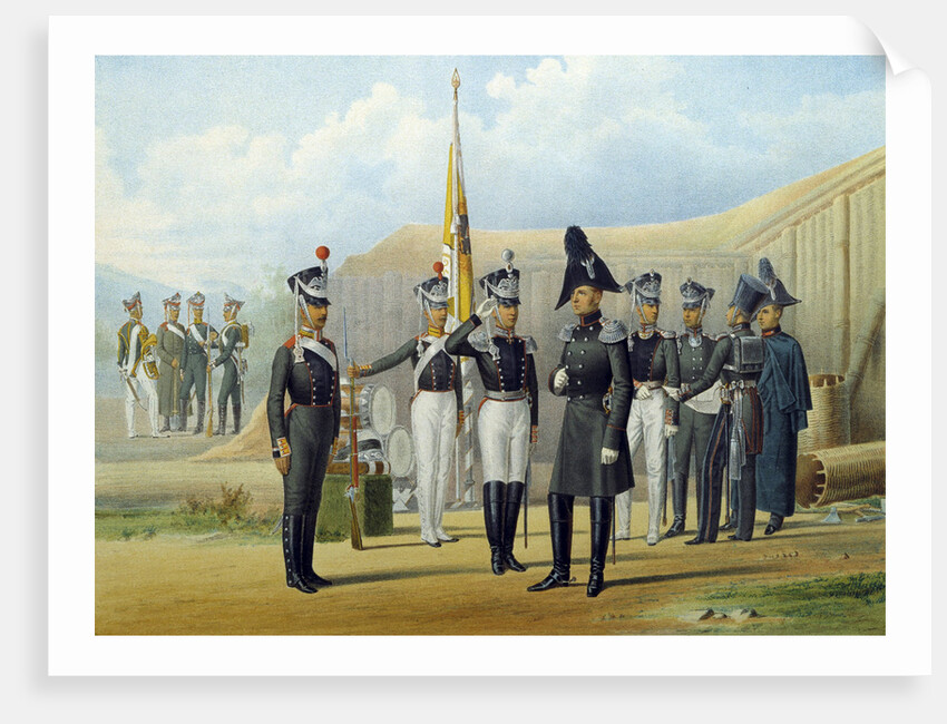 Imperial Life-Guards Sapper Battalion, 1812 by Anonymous