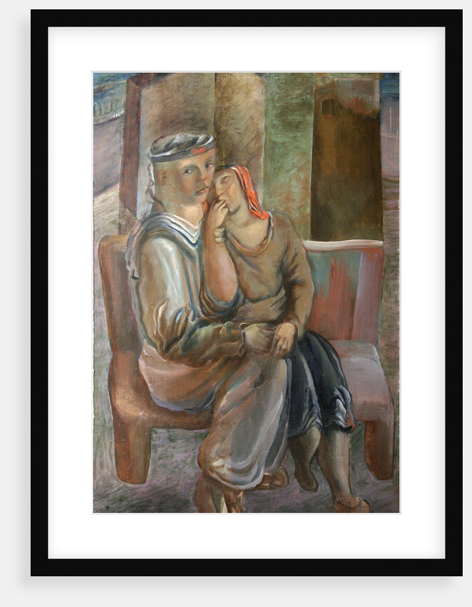 Sailor with Girl, 1920s by Anonymous