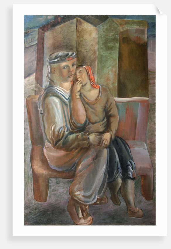 Sailor with Girl, 1920s by Anonymous