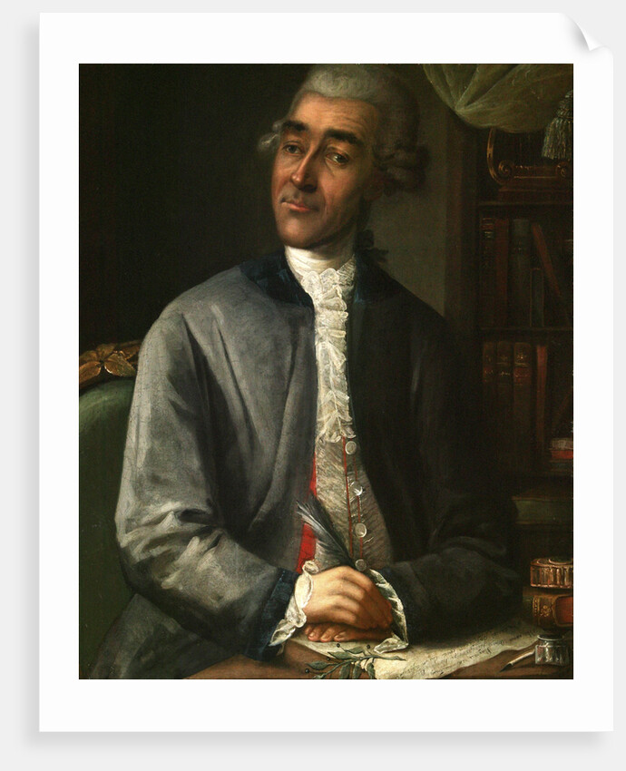 Portrait of the writer Vasily Grigorievich Ruban,, 1786 by Anonymous