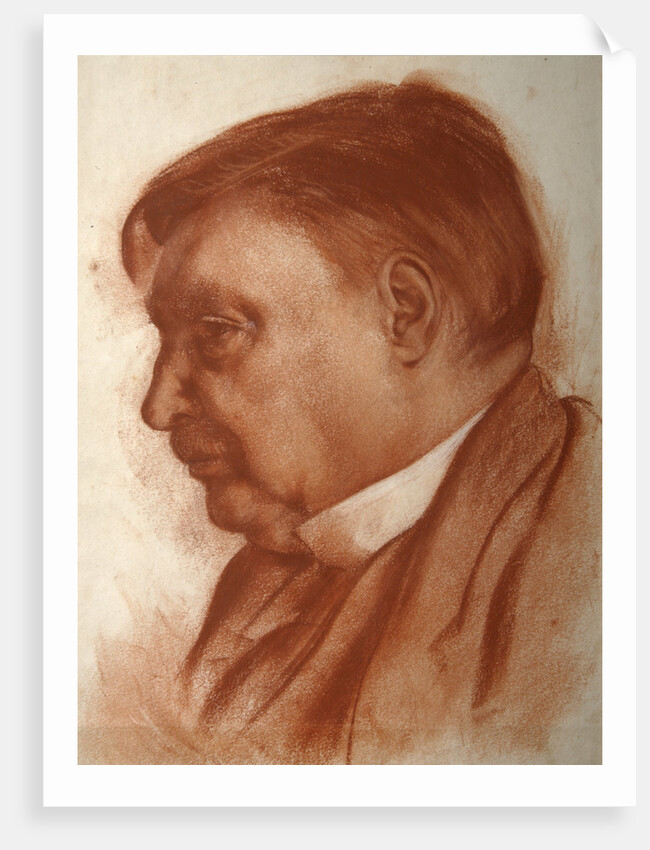 Portrait of the composer Alexander Glazunov, by Anonymous