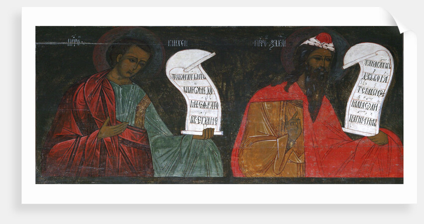 The Prophets Micah and Zechariah, 16th century by Anonymous