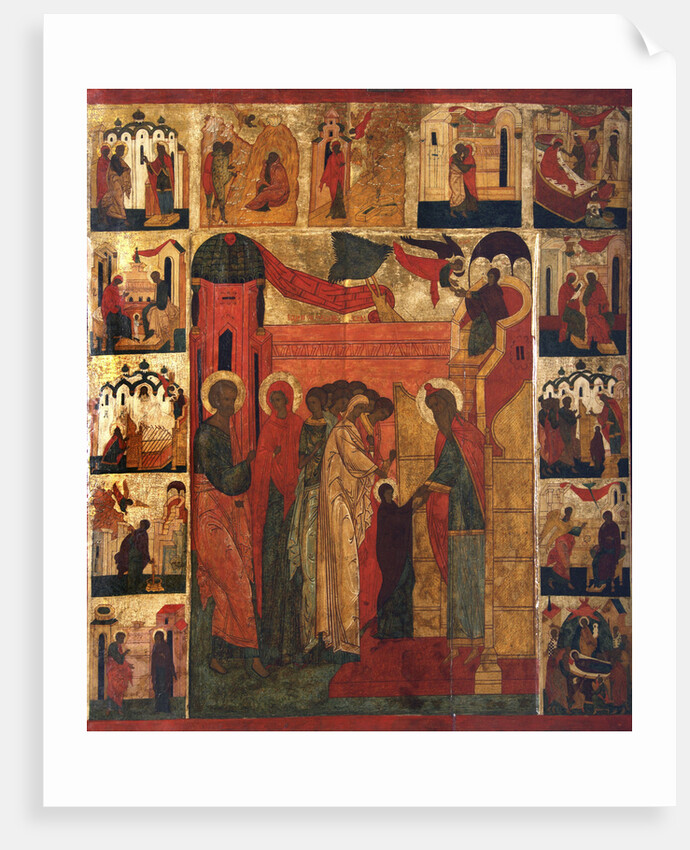 The Entry of the Most Holy Theotokos into the Temple, 16th century by Anonymous