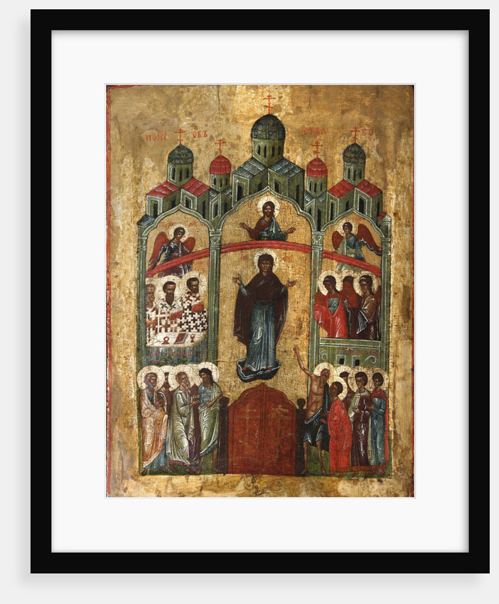 The Protection of the Mother of God (Pokrov), early 15th century by Anonymous