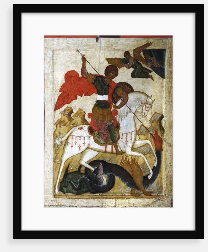 Saint George and the Dragon, early 16th century by Anonymous