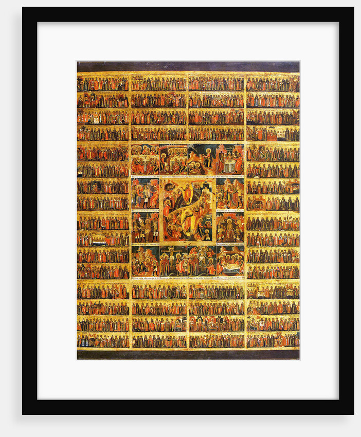 Year Calendar with the Scenes of the Passion of the Christ, second half of the 19th century by Anonymous