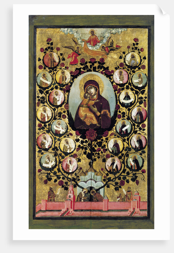 Apotheosis of the Virgin of Vladimir, 1668 by Anonymous