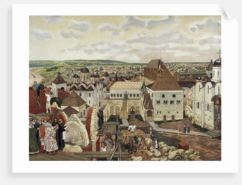 In the Moscow Kremlin, end of 19th - early 20th century by Anonymous