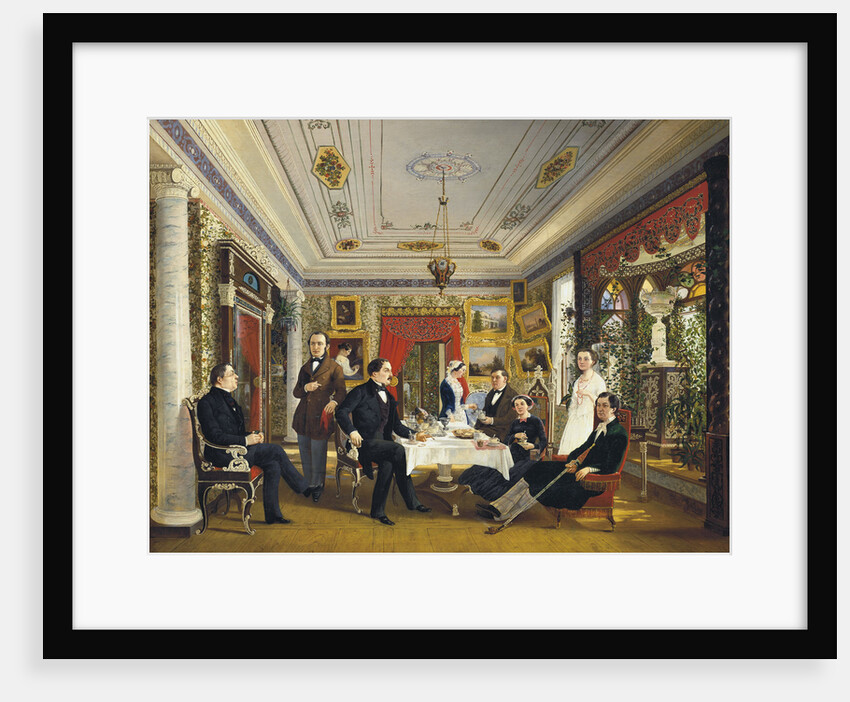 At the Tea Table, 1851 by Anonymous