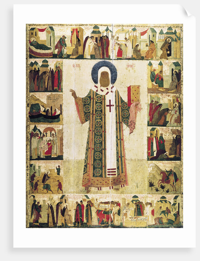 The Metropolitan Peter of Moscow with Scenes from His Life, 1480s by Anonymous