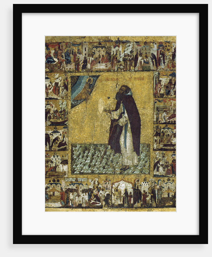 Saint Barlaam of Khutyn with Scenes from His Life, 1560s by Anonymous