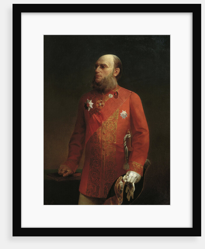 Portrait of the Russian geographer Pyotr Semenov-Tyan-Shansky,, 1874 by Anonymous
