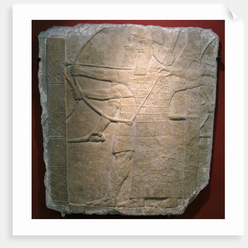 Assyrian warriors, 8th century BC by Anonymous