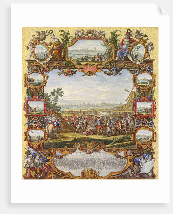 Capture of the French fortress of Menin by the Allied Troops in 1706, early 18th century by Anonymous