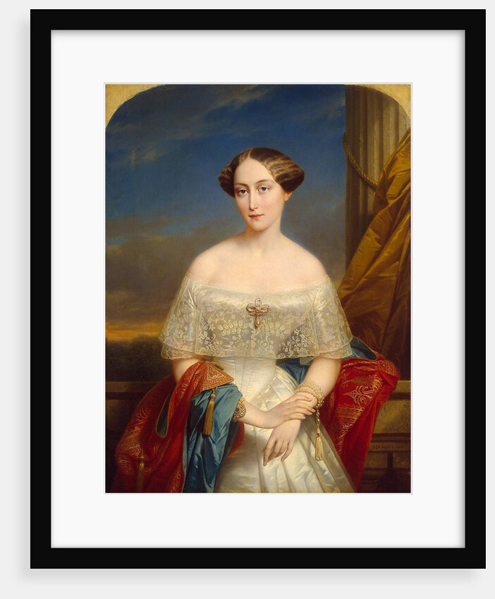 Portrait of Grand Duchess Olga Nikolaevna of Russia,, Queen of Württemberg, 1848 by Anonymous