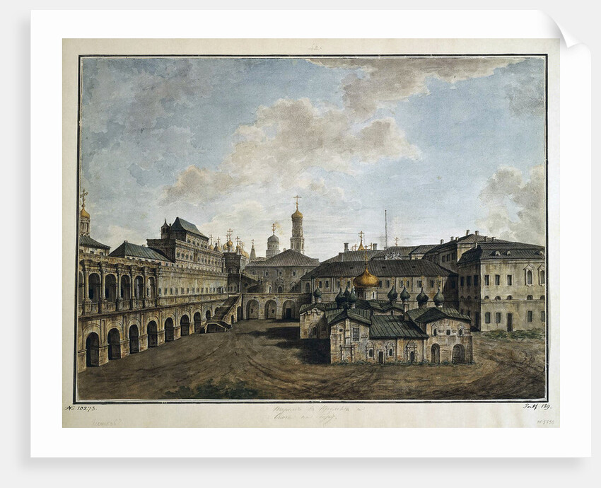 View of the Terem Palace in Moscow, 1800-1810 by Anonymous