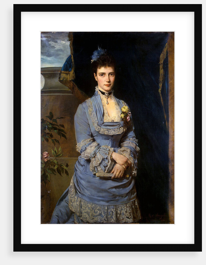 Portrait of Grand Duchess Maria Fyodorovna, Princess Dagmar of Denmark,, 1874 by Anonymous