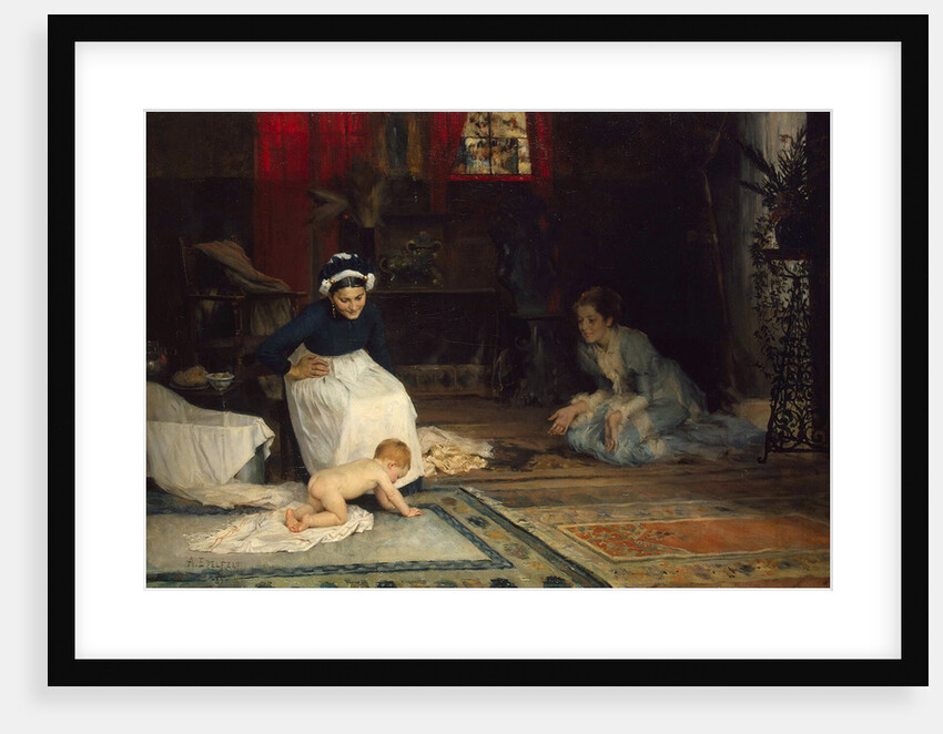 In the Nursery, 1885 by Anonymous