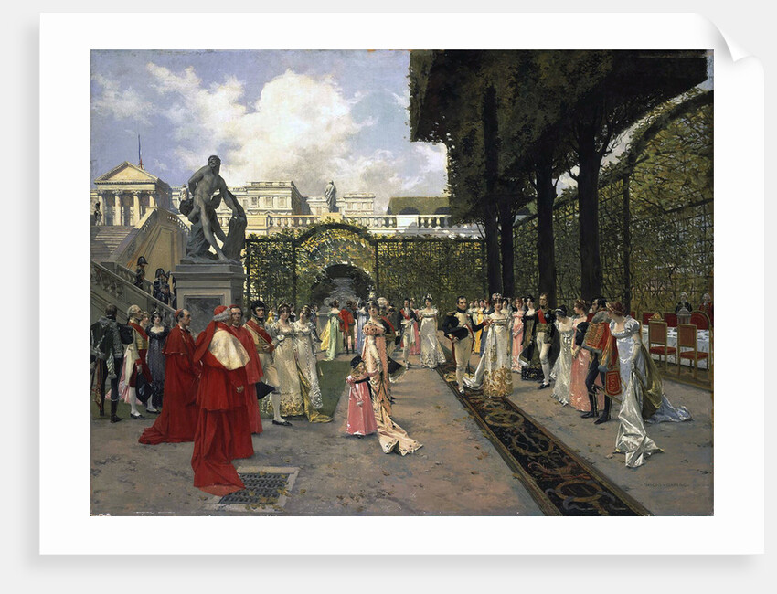 Napoleon I and the King of Rome at Saint-Cloud in 1811, 1896 by Anonymous